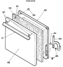 Part Location Diagram of WB2X7938 GE SPACER Handle