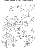 Part Location Diagram of WB20X5053 GE UNKNOWN