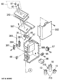 Section Diagram and Parts List for AZC206EBV1  General Electric Air Conditioner