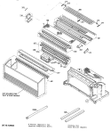 Section Diagram and Parts List for AZC312DBV1  General Electric Air Conditioner