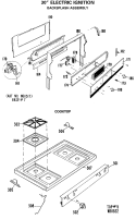 Part Location Diagram of WB21X0421 GE USE GEH WB21X421