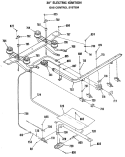 30" ELECTRIC IGNITION Diagram and Parts List for JGSS05GEK1  General Electric Range