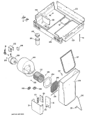 Part Location Diagram of WB49X5413 GE CASE SIDE