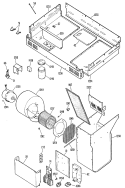 Section Diagram and Parts List for JP672B9K3  General Electric Cooktop