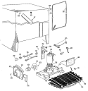 Section Diagram and Parts List for TFX20KJF  General Electric Refrigerator