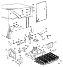 Section Diagram and Parts List for TFX20RJF  General Electric Refrigerator