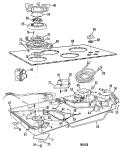 Section Diagram and Parts List for JGP651EL1  General Electric Cooktop