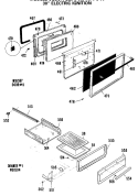 Part Location Diagram of WB02X4977 GE USE GEH WB2X4977