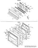 CONTROL Diagram and Parts List for JKP48G*K2  General Electric Wall Oven