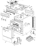 Part Location Diagram of WB02X3471 GE USE GEH WB2X3471