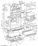 Part Location Diagram of WR17X2175 GE TRIM FRAME VP