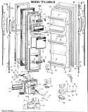 Part Location Diagram of WR12X0626 GE CHANN HDLE