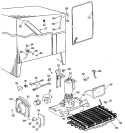 Section Diagram and Parts List for TFX20RKB  General Electric Refrigerator