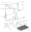 Section Diagram and Parts List for TFX24ZKB  General Electric Refrigerator