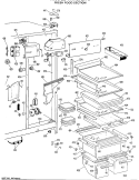 Part Location Diagram of WR17X2318 GE DISH SNACK TRAY LARGE