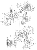 Section Diagram and Parts List for APS12DBV2  General Electric Air Conditioner