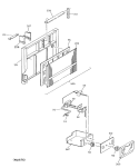 Part Location Diagram of WJ71X2207 GE HORIZONTAL LOUVER