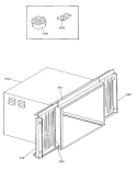 Section Diagram and Parts List for ACM12DAX1  General Electric Air Conditioner