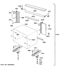 Section Diagram and Parts List for AJ806LFV1  General Electric Air Conditioner