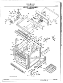 LOWER OVEN Diagram and Parts List for JKP68G*K3  General Electric Microwave Oven Combo