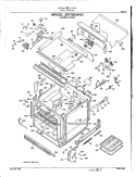 LOWER OVEN Diagram and Parts List for JKP78G*K3  General Electric Microwave Oven Combo