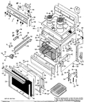 Part Location Diagram of 49-4941 GE MANUAL USERS