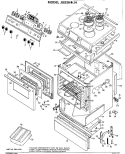 Part Location Diagram of WB62X5348 GE COOKTOP