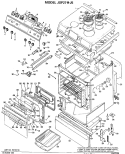 Part Location Diagram of 49-4943 GE MANUAL USERS
