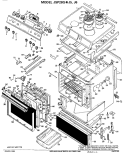 Part Location Diagram of WB62X5352 GE COOKTOP BC
