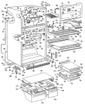 Part Location Diagram of WR32X0905 GE SHF CANT GLS