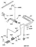 Part Location Diagram of WB02X9698 GE CONNECTOR