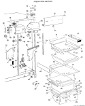 FRESH FOOD SECTION Diagram and Parts List for TFX24FKC  General Electric Refrigerator
