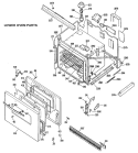 Part Location Diagram of WB56X6068 GE DOOR PANEL HA