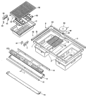 Part Location Diagram of WB27X5462 GE CONTROL PANEL Assembly