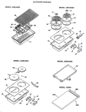 ACCESSORY MODULES Diagram and Parts List for JP378B9K2  General Electric Cooktop