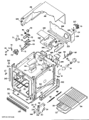 Part Location Diagram of WB07X7019 GE GRILLE