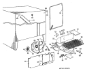 Section Diagram and Parts List for TFX22KLG  General Electric Refrigerator