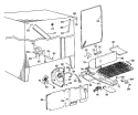 Section Diagram and Parts List for TFX22VLD  General Electric Refrigerator