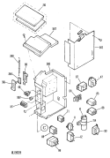 Section Diagram and Parts List for AZR306EDV1  General Electric Air Conditioner