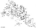 Section Diagram and Parts List for AZC406DBV2  General Electric Air Conditioner
