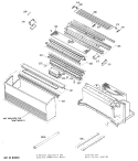 Section Diagram and Parts List for AZC515DBV2  General Electric Air Conditioner