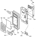 Section Diagram and Parts List for JE63T01  General Electric Microwave