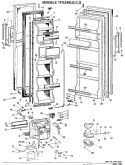Part Location Diagram of WR17X2512 GE SHIELD & INSERT Assembly