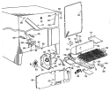 Section Diagram and Parts List for TFX24ELB  General Electric Refrigerator