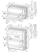 Section Diagram and Parts List for TBX18LKJR  General Electric Refrigerator