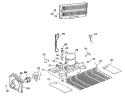Section Diagram and Parts List for TBX19ZKGR  General Electric Refrigerator