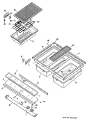 Part Location Diagram of WB17X5100 GE HARNESS CONN 5 PIN Left Hand