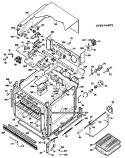 OVEN PARTS Diagram and Parts List for JKP19G*K2  General Electric Wall Oven