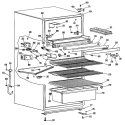 Section Diagram and Parts List for TB15SLBRAD  General Electric Refrigerator