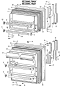 Part Location Diagram of 49-6431 GE PM RVSBL HDW INST